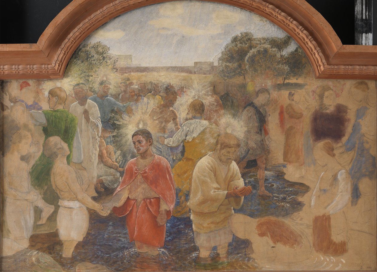 Dop på pingst av Niels Skovgaard
