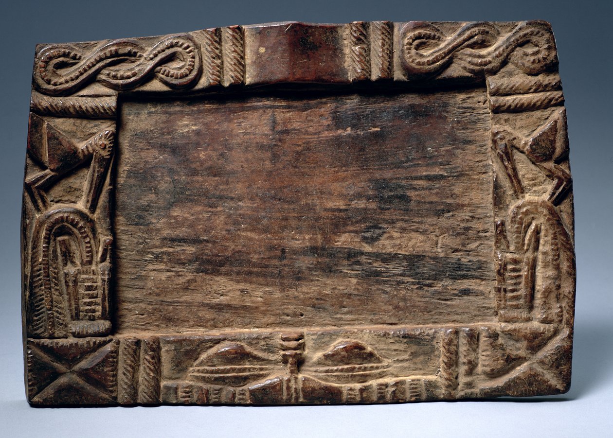 Opon Ifa Oracle Board, Yoruba Culture (trä) av Nigerian