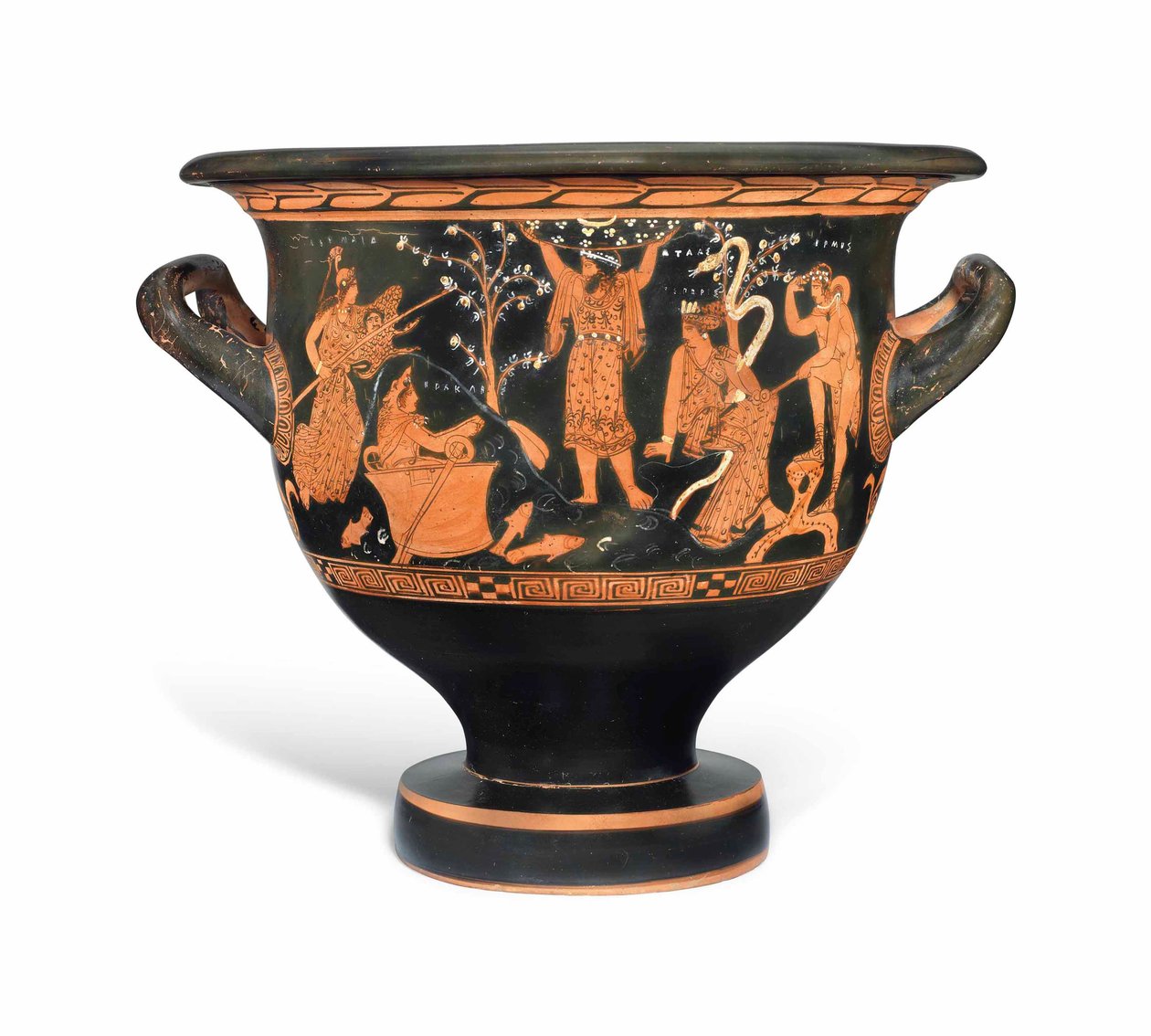 Attic rödfigurerad klockkrater, c.410-400 f.Kr av Nikias Painter