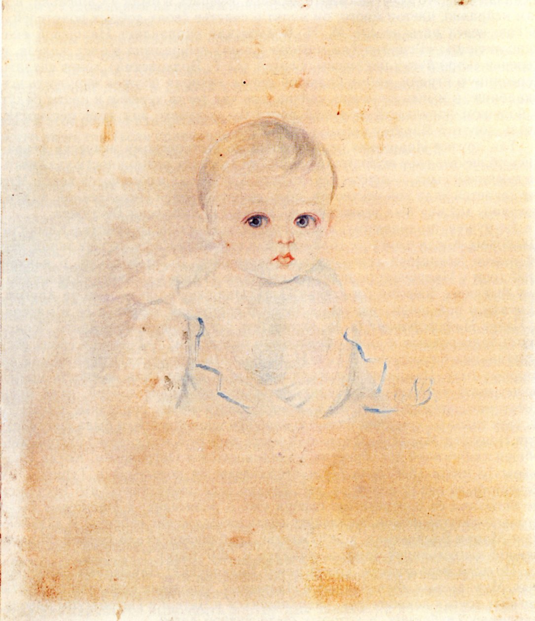Porträtt av Sasha Ivashev, 1834 av Nikolai Alexandrovich Bestuzhev
