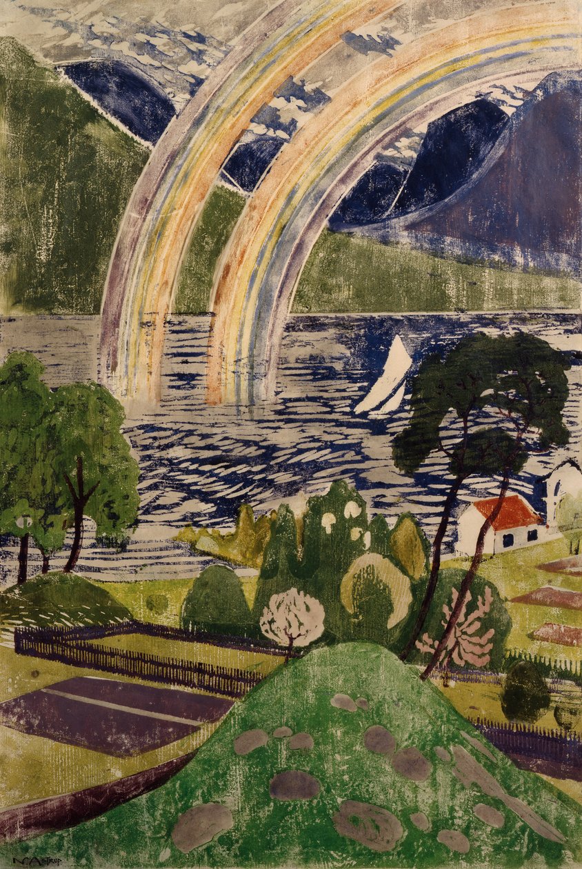 Stor regnbåge av Nikolai Astrup