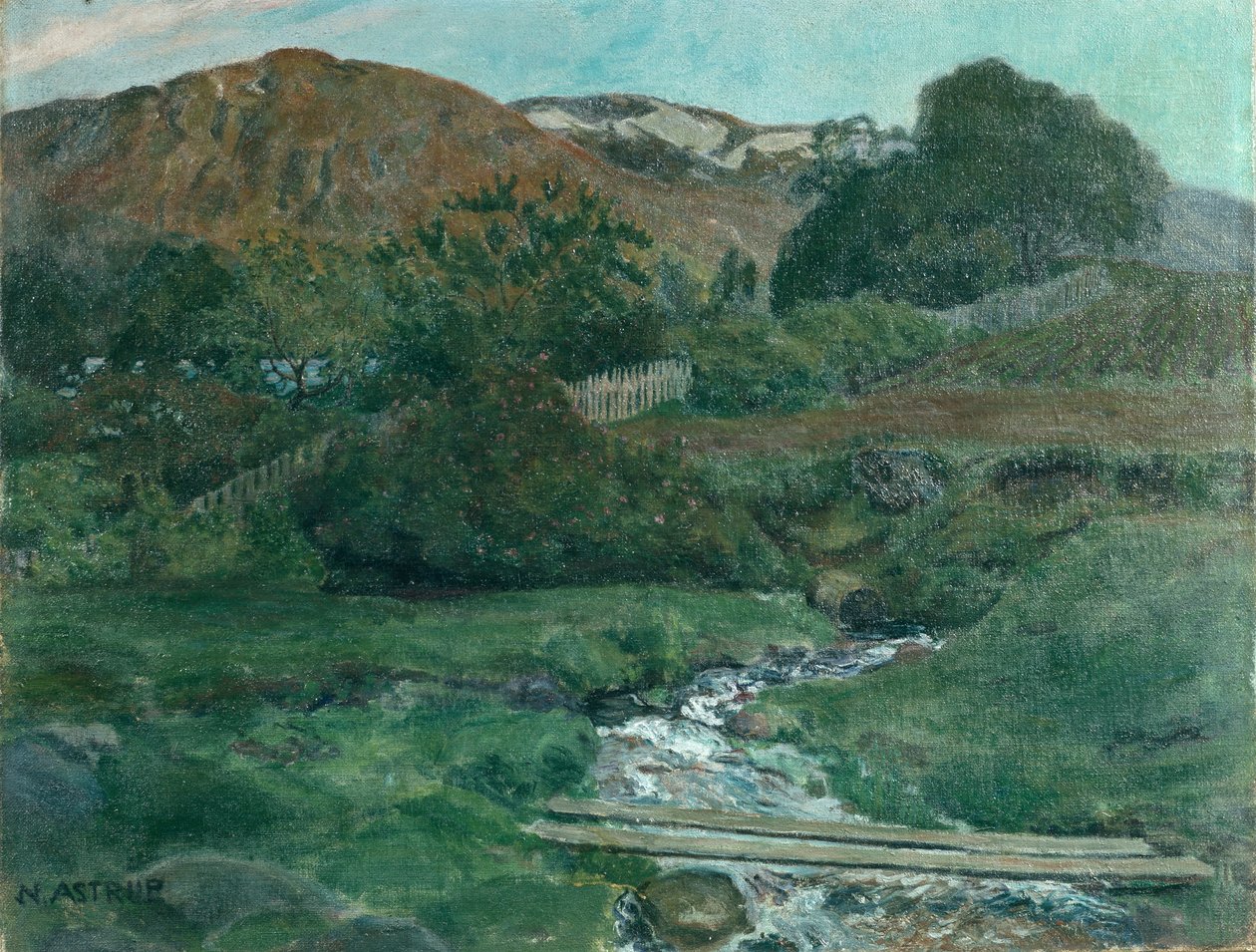 Ljus juninatt i Jolster, c.1907 av Nikolai Astrup