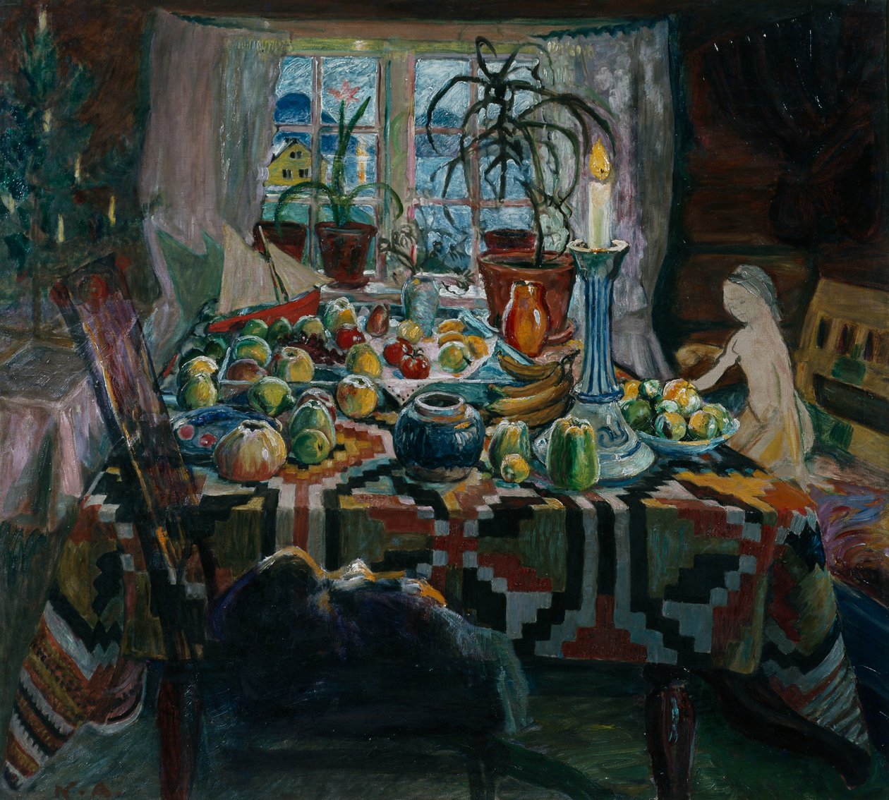 Juldagen (olja på duk) av Nikolai Astrup