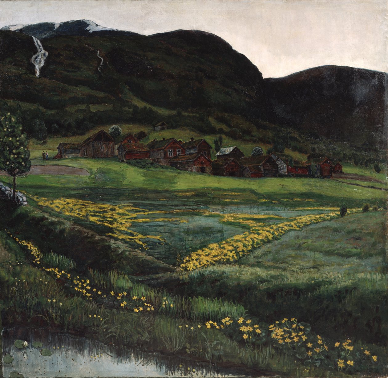 Juninatt och smörblommanatt av Nikolai Astrup