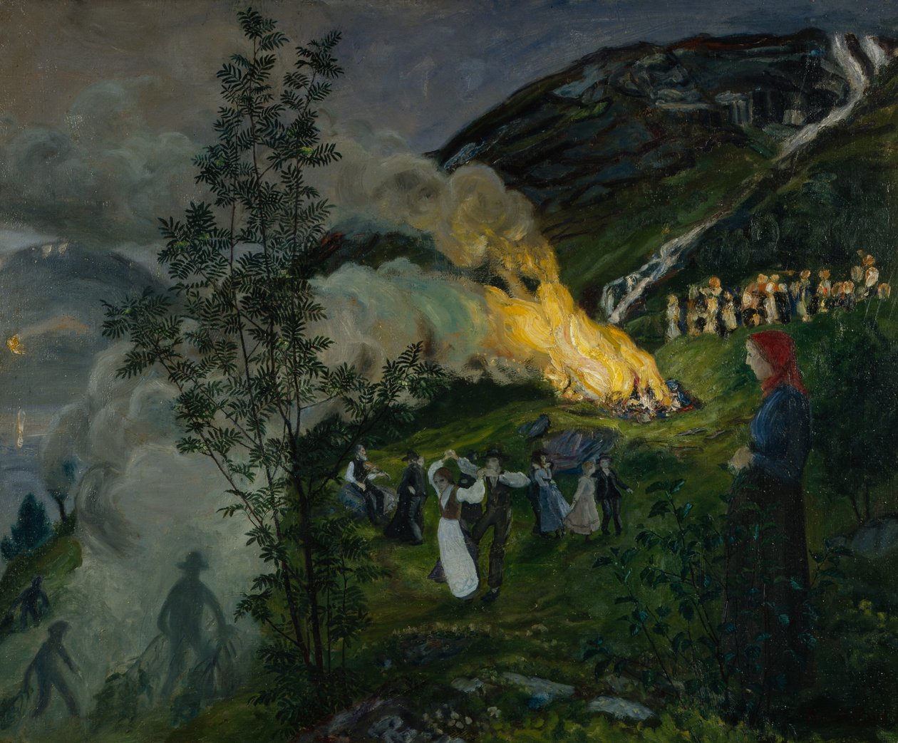 Midsommareld av Nikolai Astrup