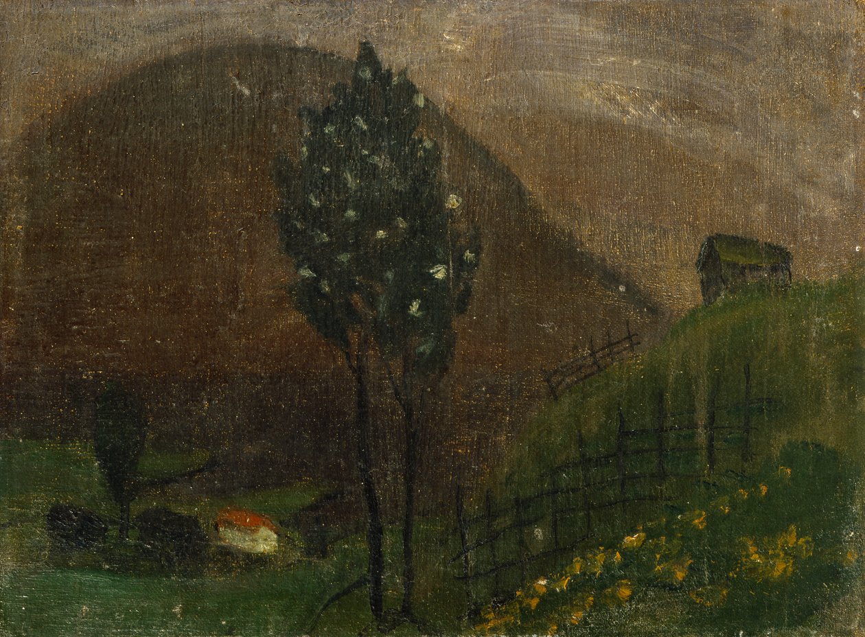 Vårlandskap av Nikolai Astrup