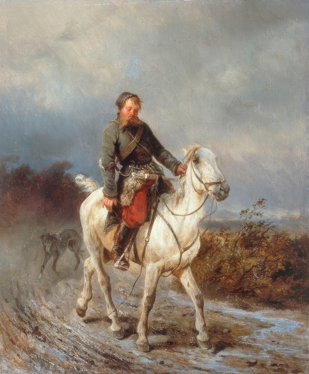 Tillbaka från jakten av Nikolai Jegorowitsch Swertschkow