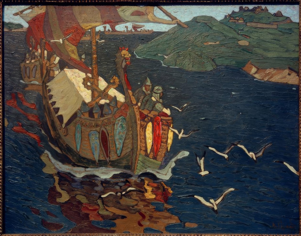 Utländska köpmän av Nikolai Konstantinowitsch Roerich