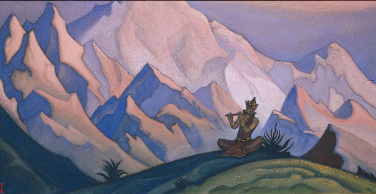 Krishna, 1946 av Nikolai Konstantinowitsch Roerich