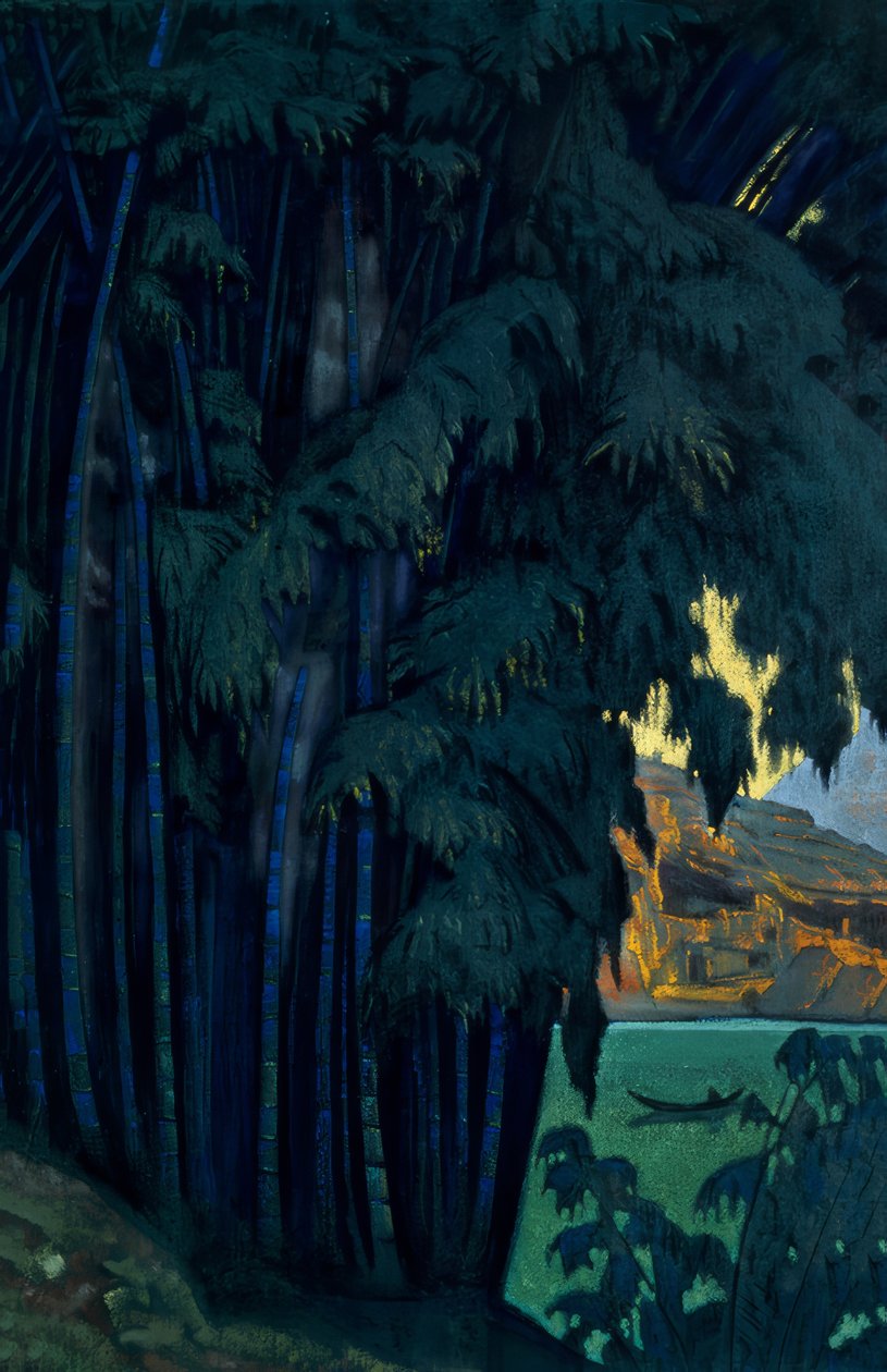 N.K. Roerich, Ashram, Ceylon av Nikolai Konstantinowitsch Roerich