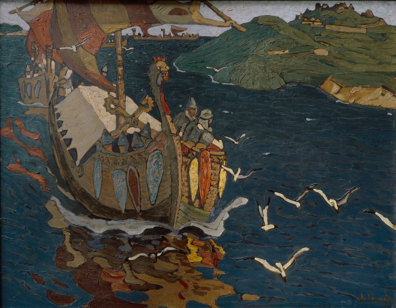 Utomeuropeiska gäster, 1902 av Nikolai Konstantinowitsch Roerich