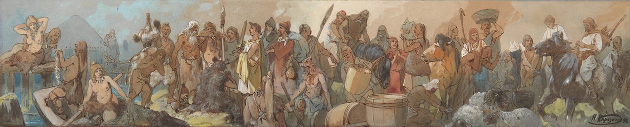 Handelns historia, 1898 av Nikolai Nikolayevich Karasin