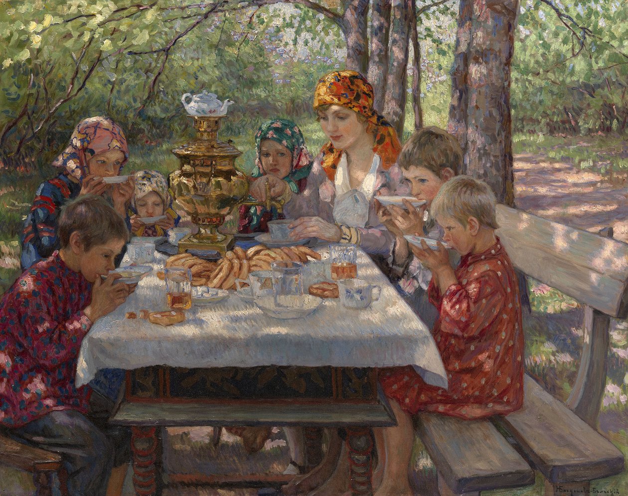 Lärarnas gäster av Nikolai Petrovich Bogdanov Belsky