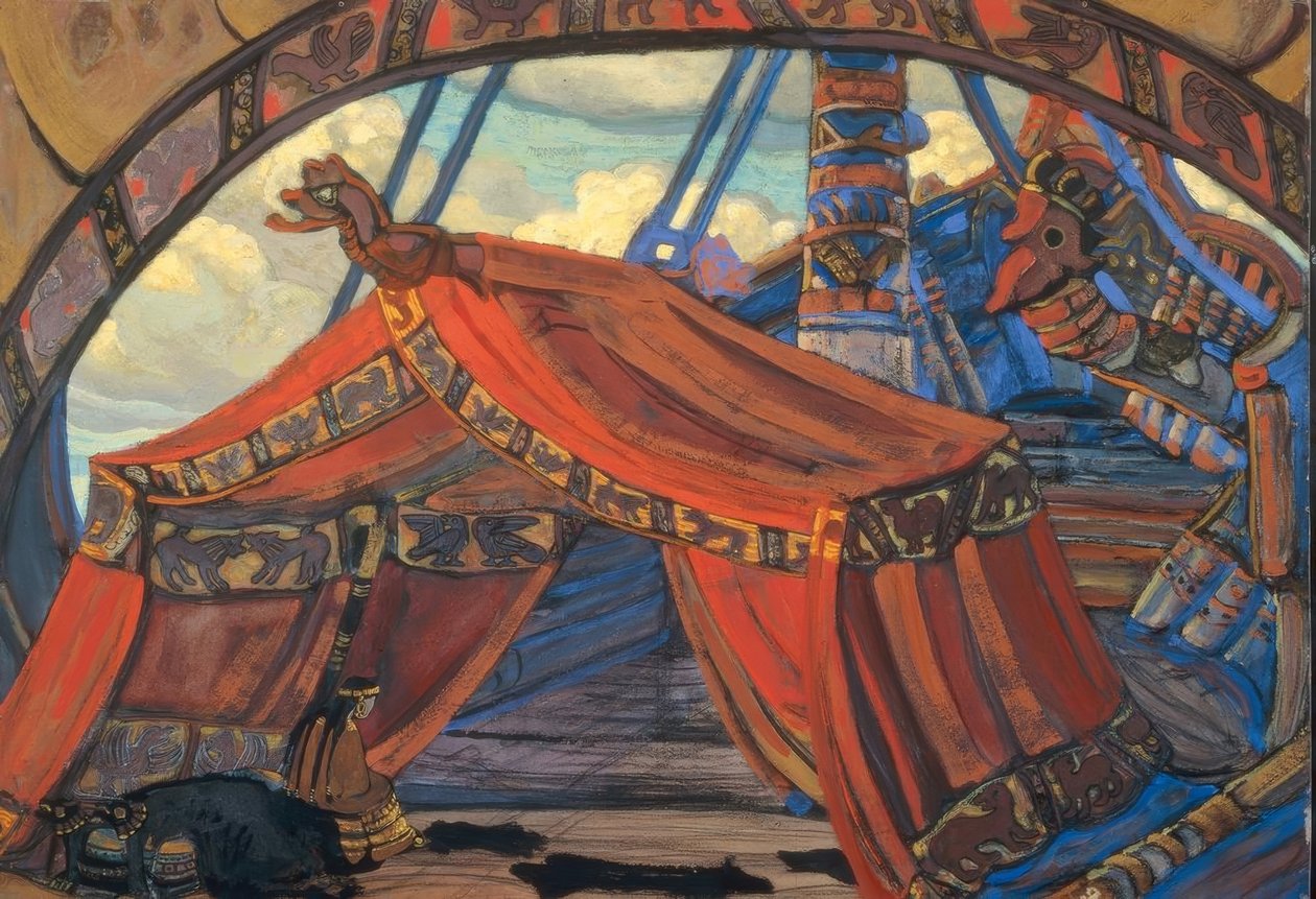 Wagner, Tristan / Roerichs scen av Nikolai Konstantinowitsch Roerich
