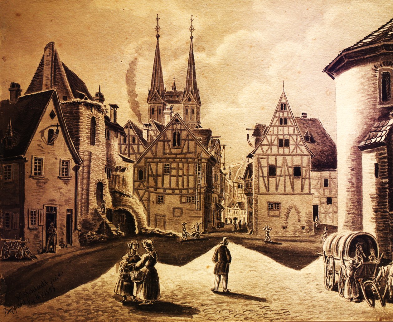 Boppard, Burgplatz av Nikolaus Schlad