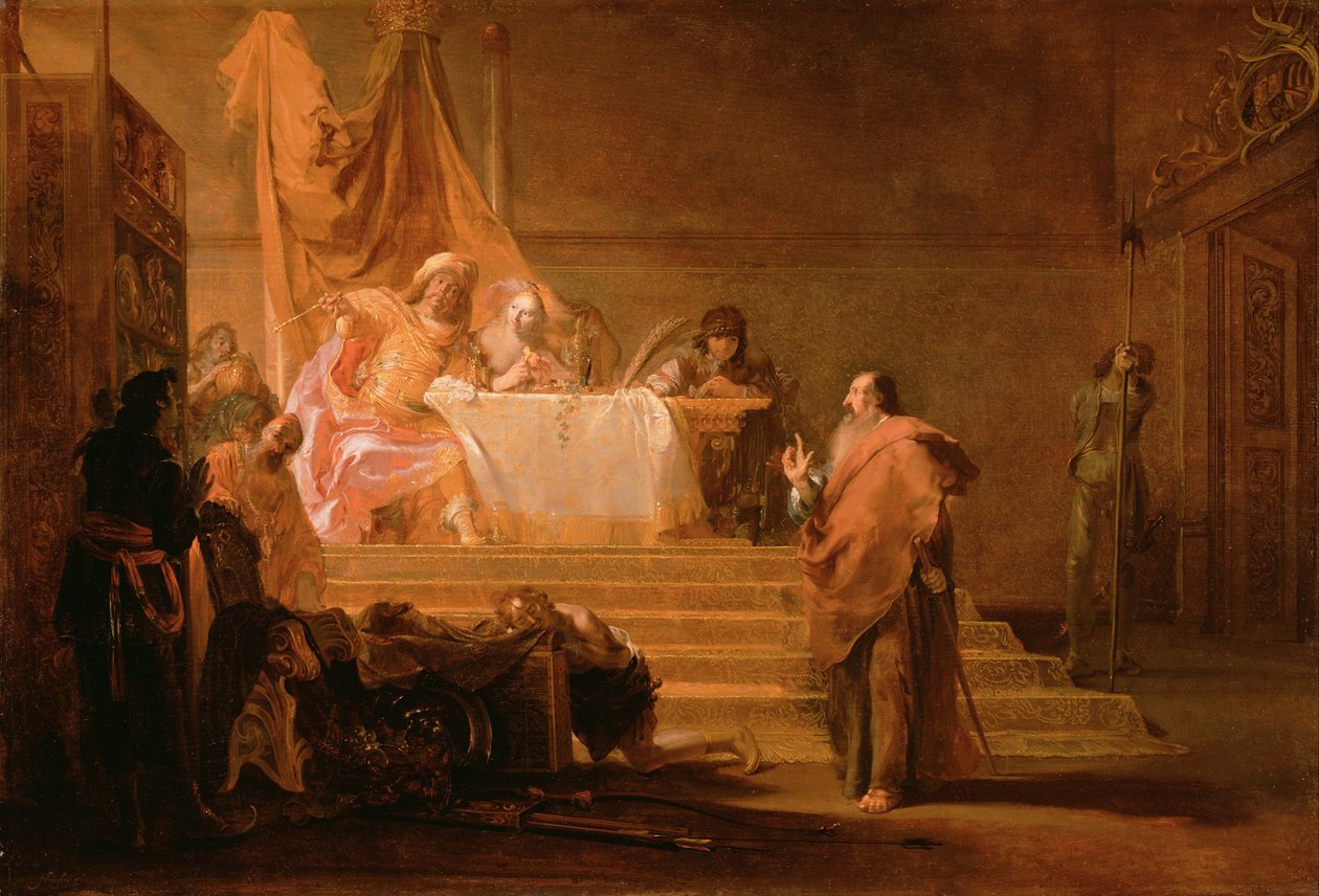 Solon before Croesus av Nikolaus Knüpfer