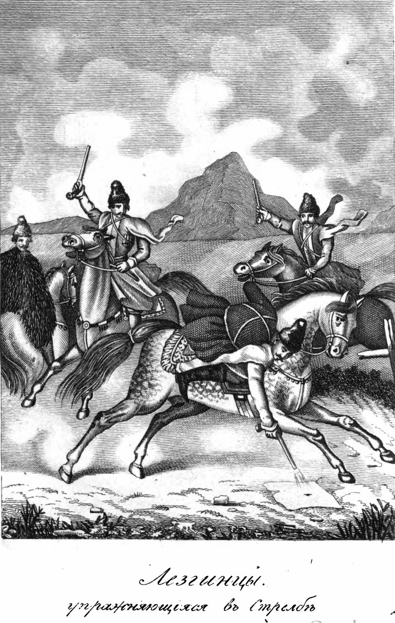 Lezgian people from book from the book Caucasus and it