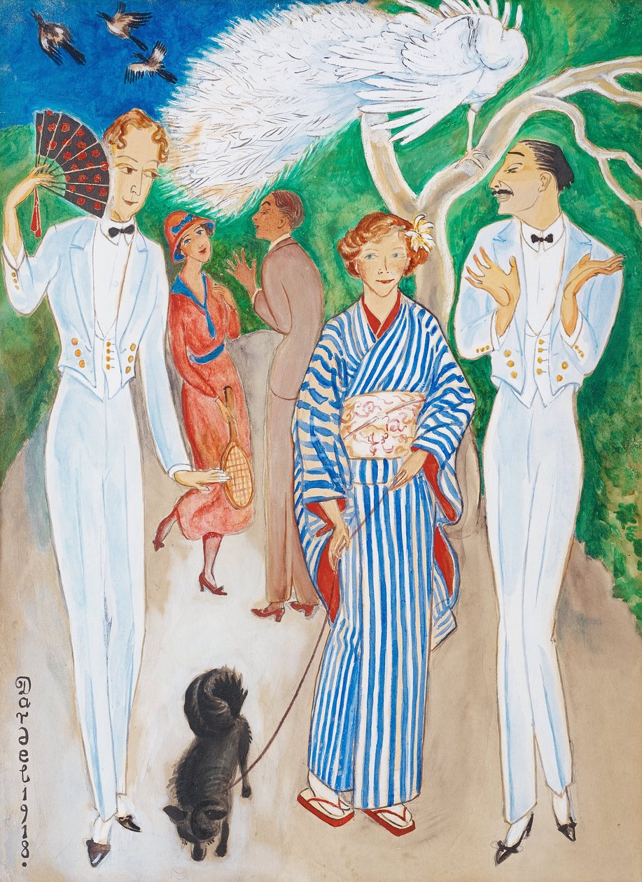 Påfåglar av Nils von Dardel