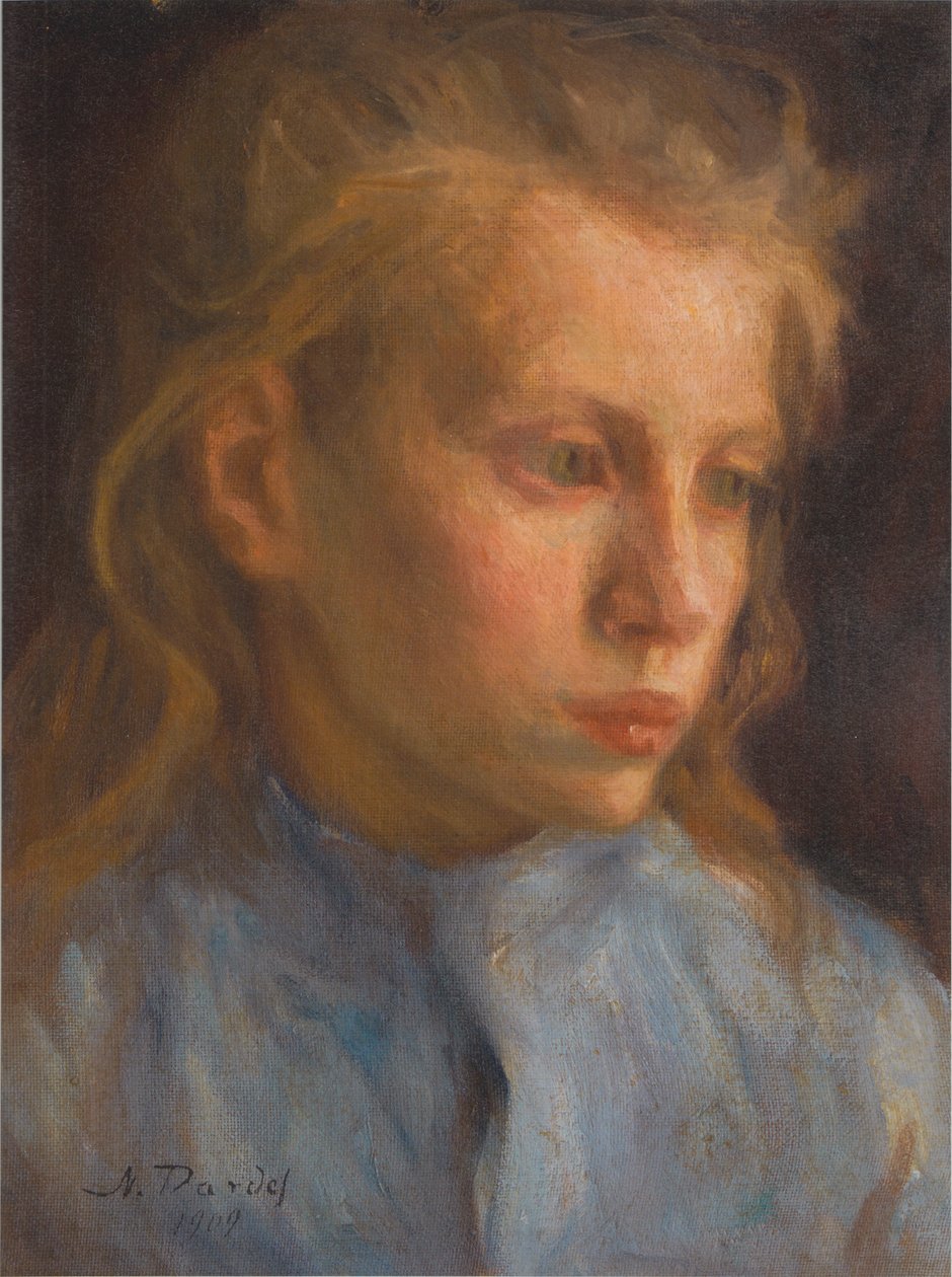 Torparflicka (bondflicka) av Nils von Dardel