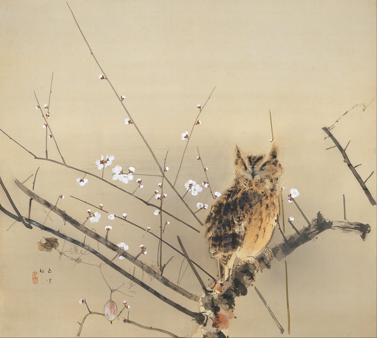 Early Plum Blossoms av Nishimura Goun