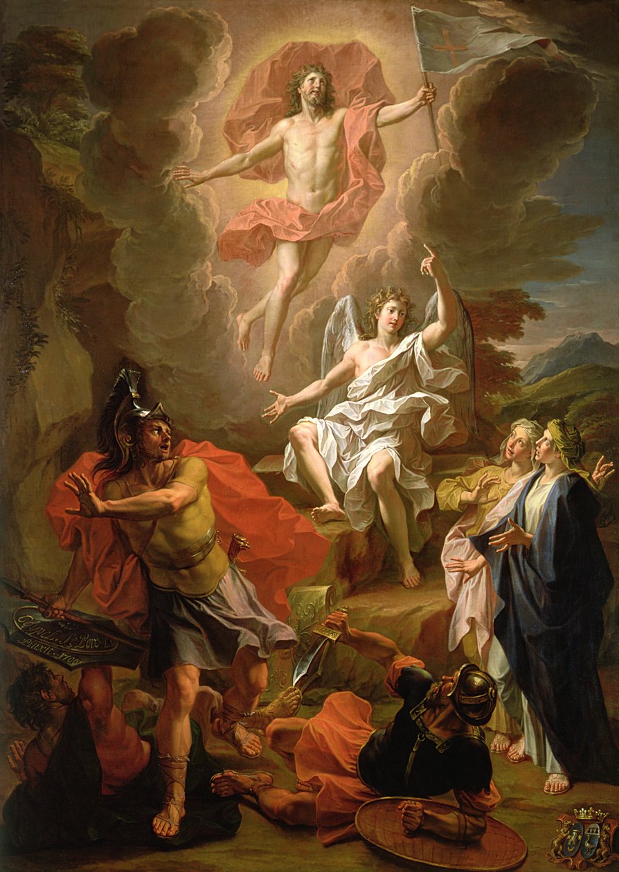 Kristi uppståndelse, 1700 av Noël Coypel
