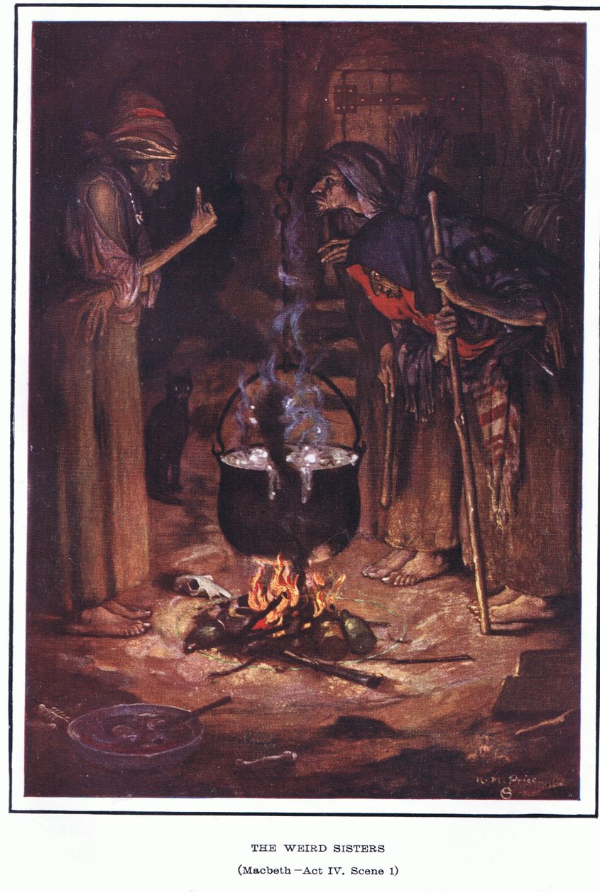 De konstiga systrarna (MacBeth) av Norman Mills Price