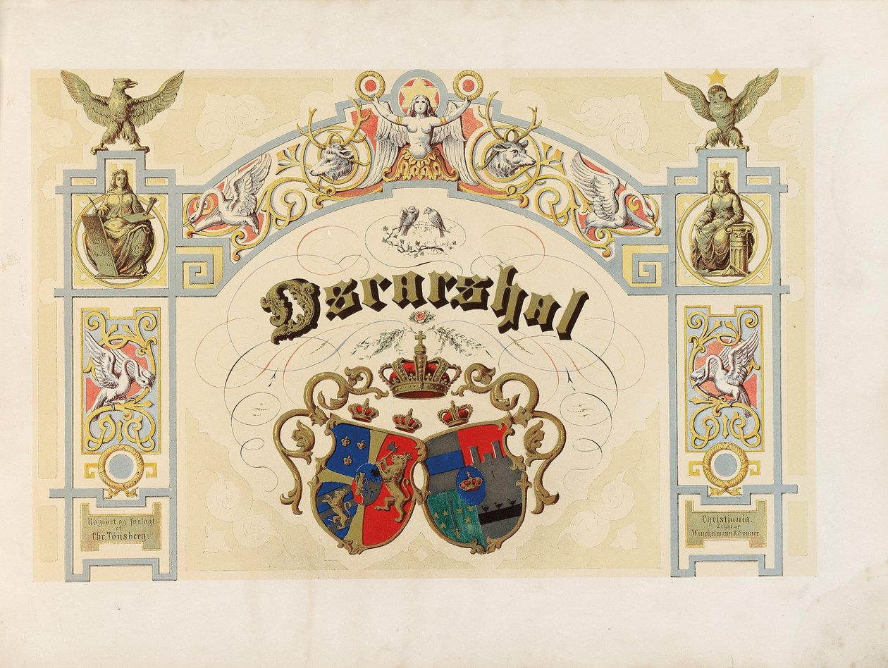 Oscarshals titelblad, 1852 av Norwegian School