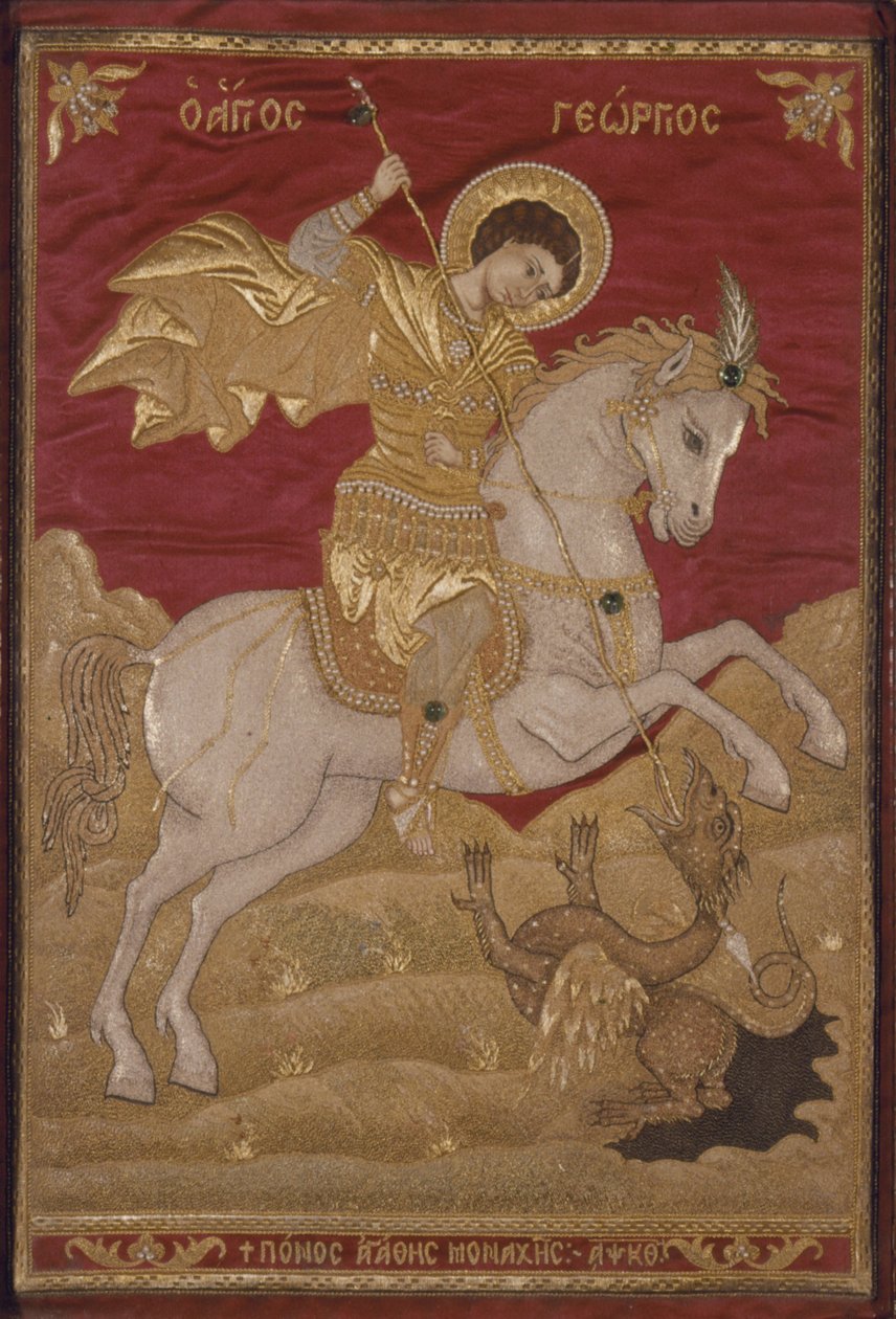 Draken dödaren St George av Nun Agathe