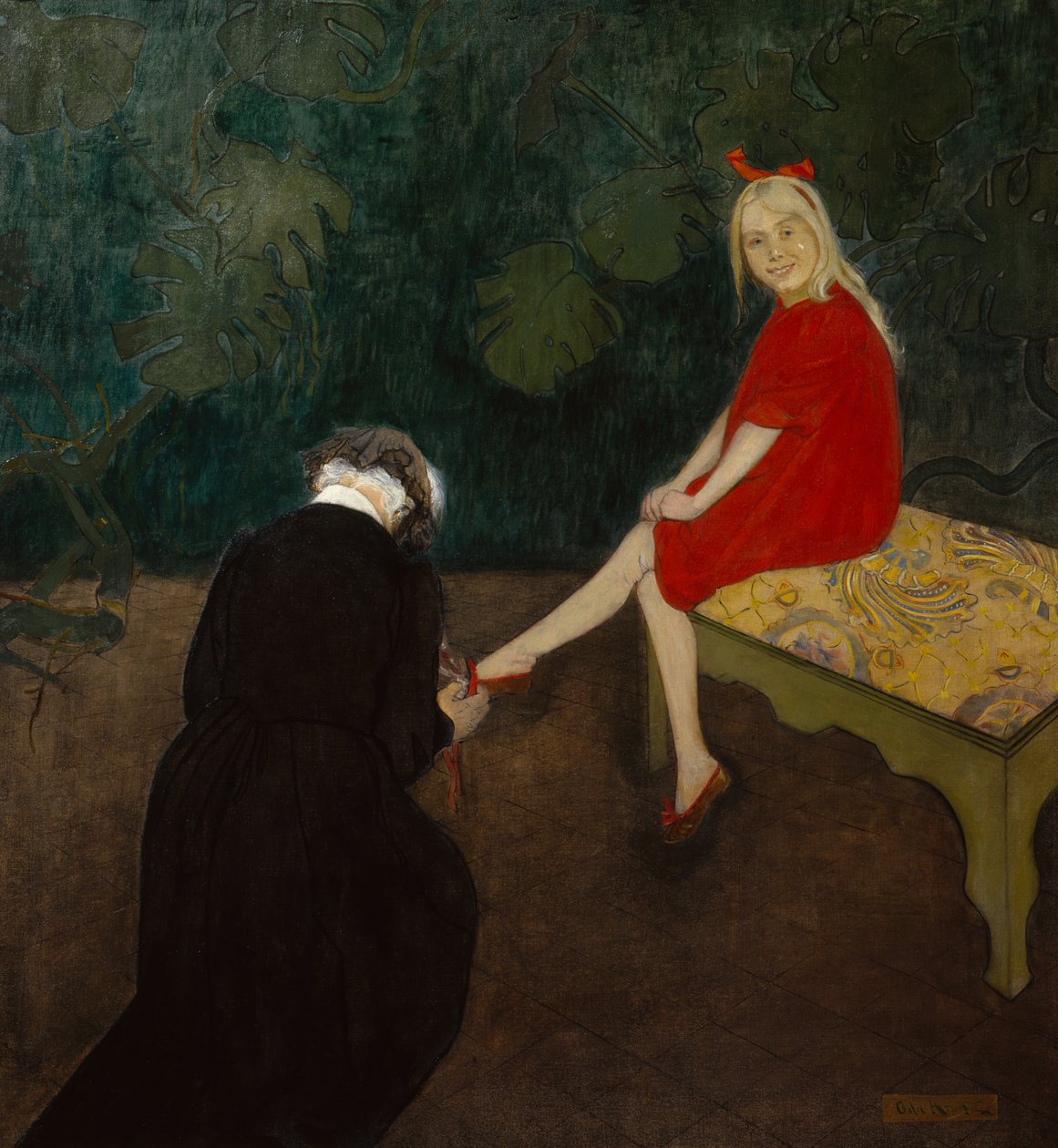 röd och svart av Oda Krohg