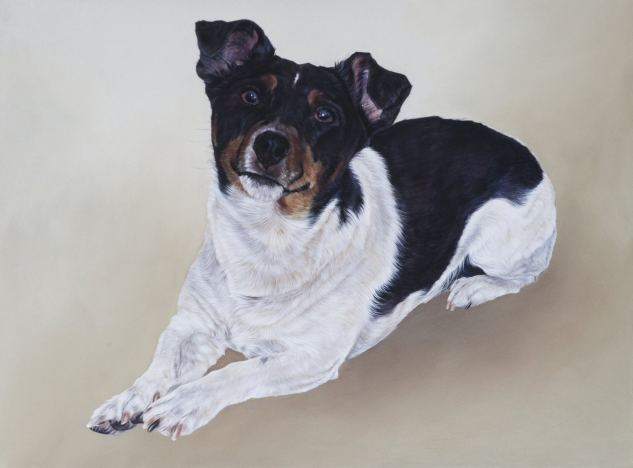 Spike, 2012 (akryl på trä) av Odile Kidd