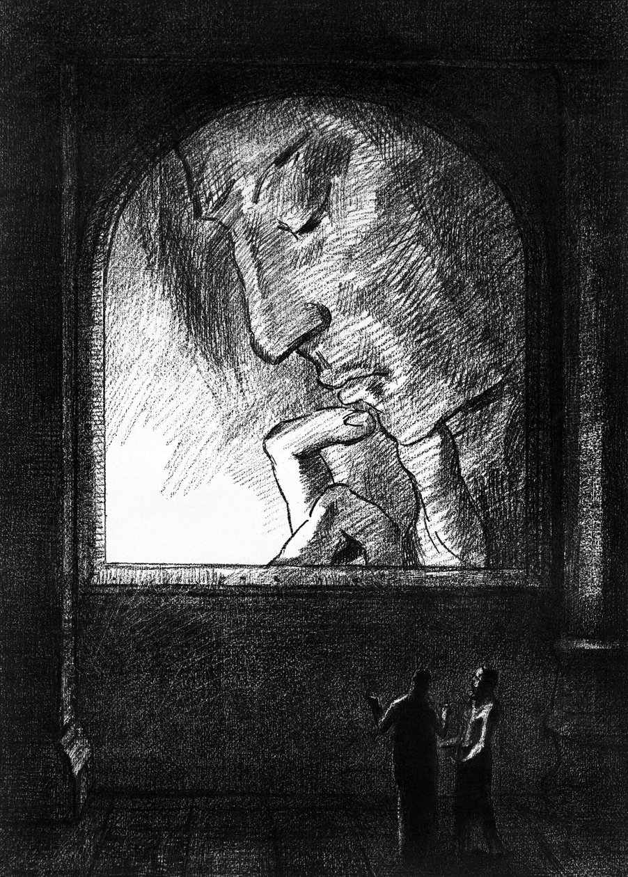 Lumiere, 1893 litografi av Odilon Redon