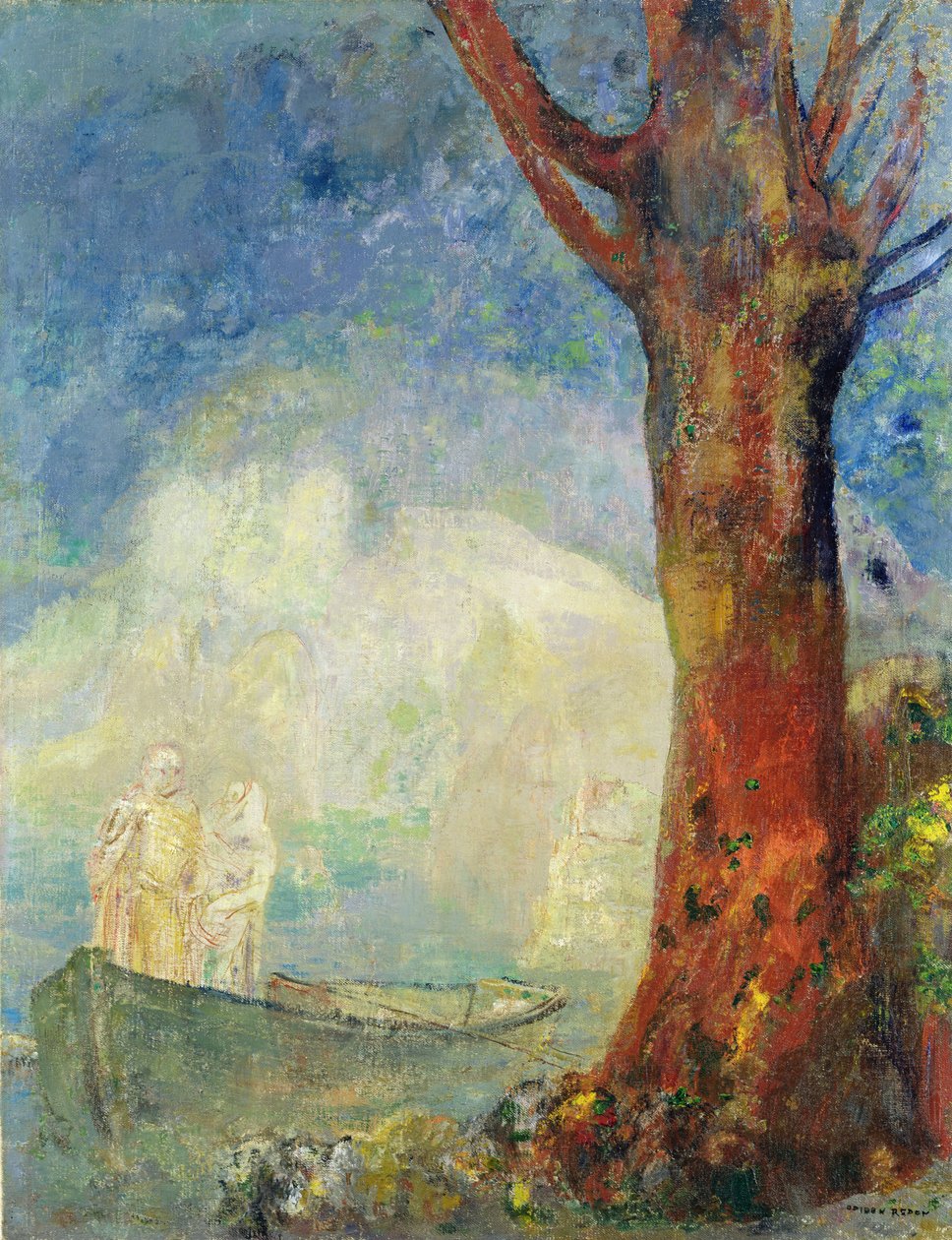 Barken, ca 1900 av Odilon Redon