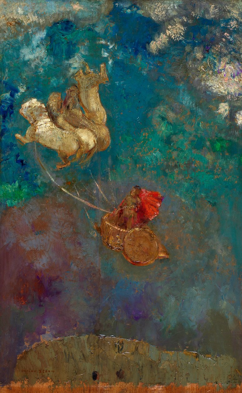 Apollons vagn, 1907-10 av Odilon Redon