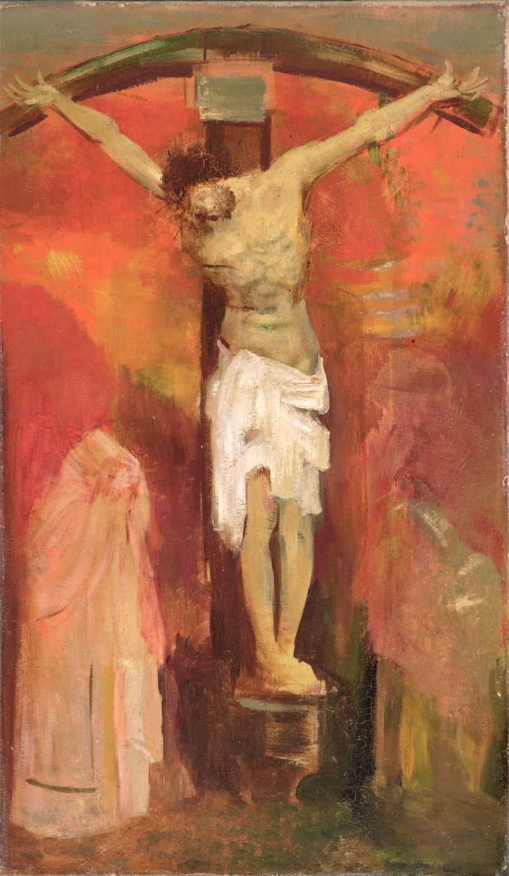 Korsfästelsen, c.1904 av Odilon Redon