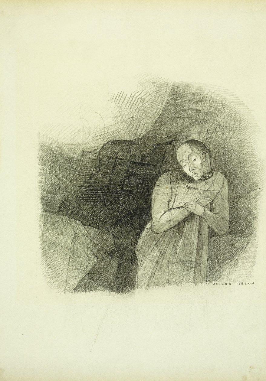 Uppenbarelse, 1870-75 av Odilon Redon