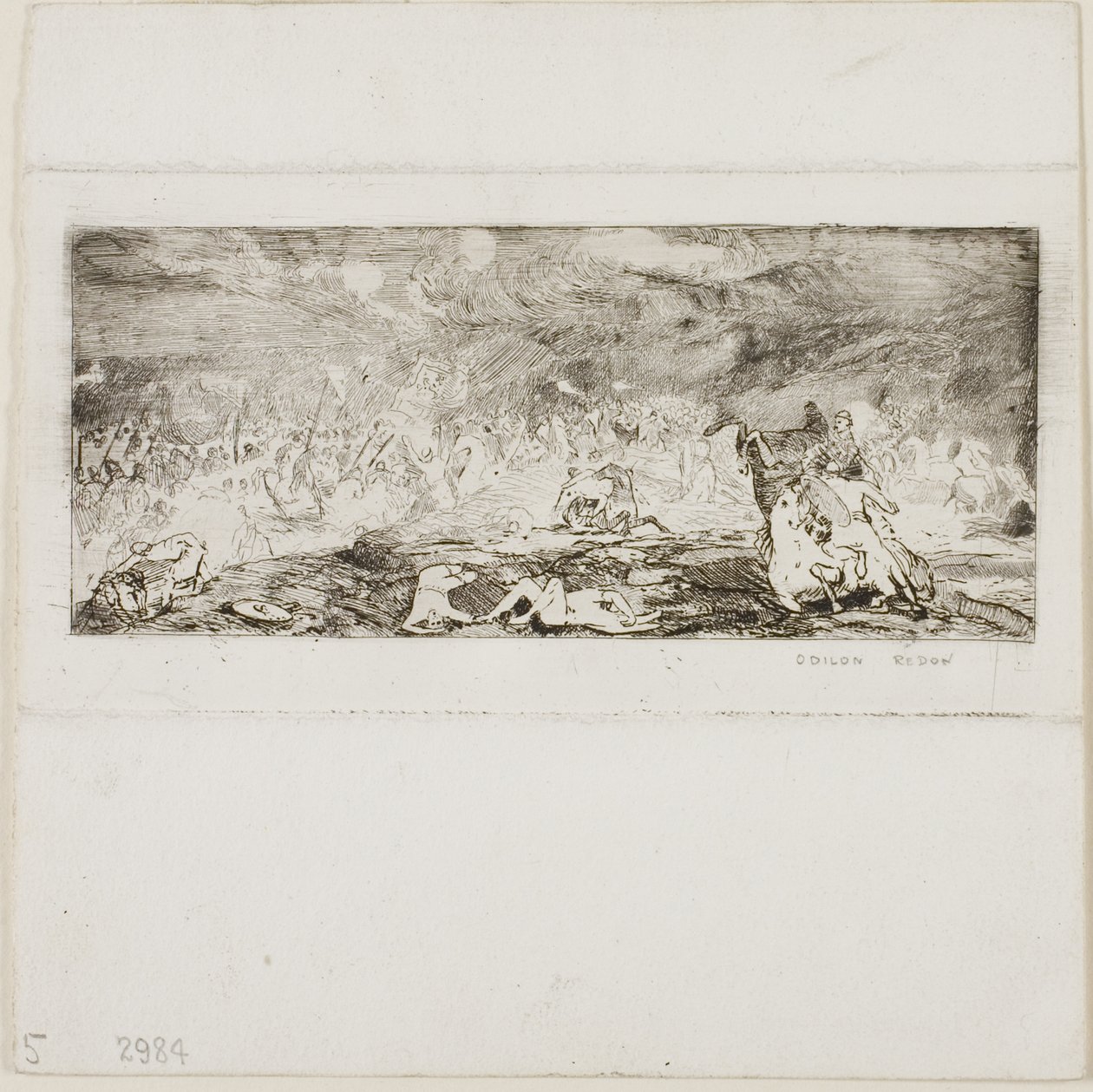 Slåss av Odilon Redon