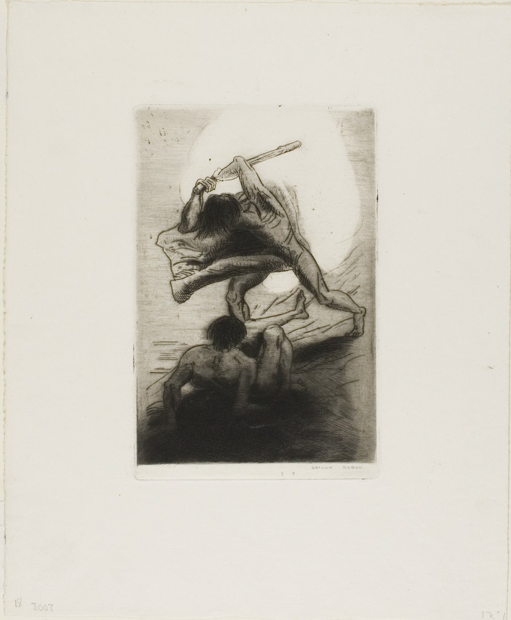 Kain och Abel av Odilon Redon