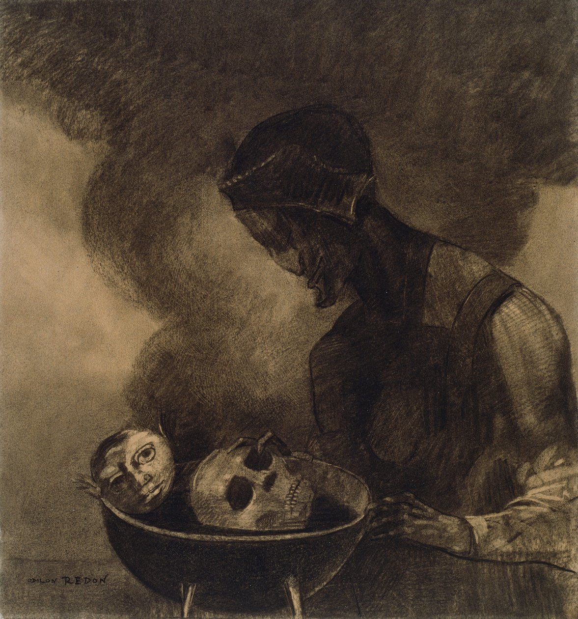 Trollkvinnans kittel av Odilon Redon