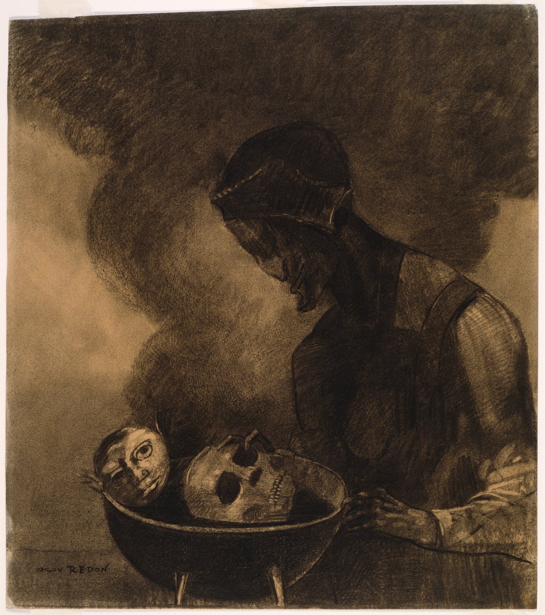 Trollkarlens kittel av Odilon Redon