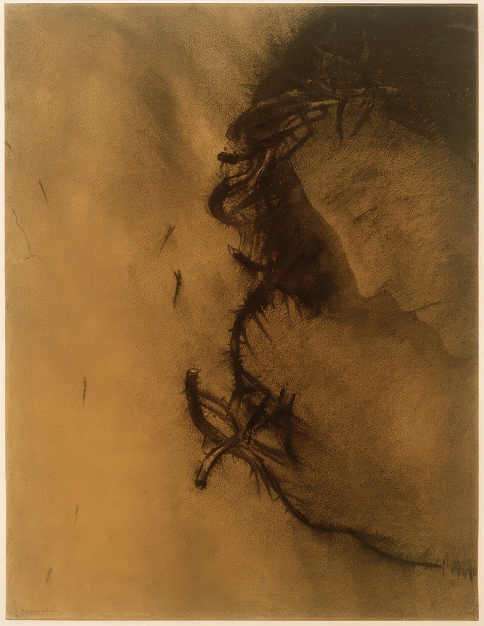 Kristus (Törnens krona) av Odilon Redon
