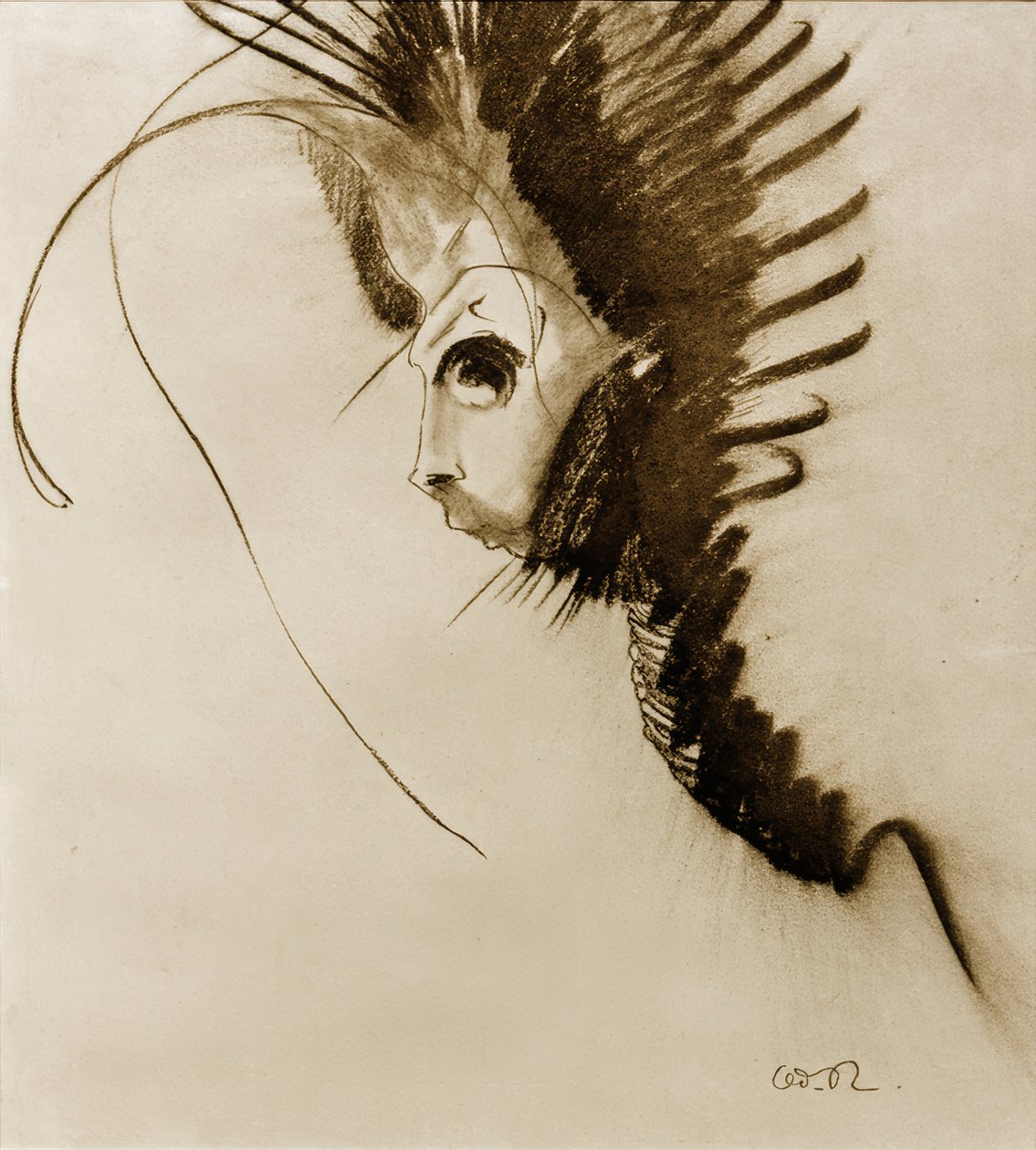 Draken av Odilon Redon