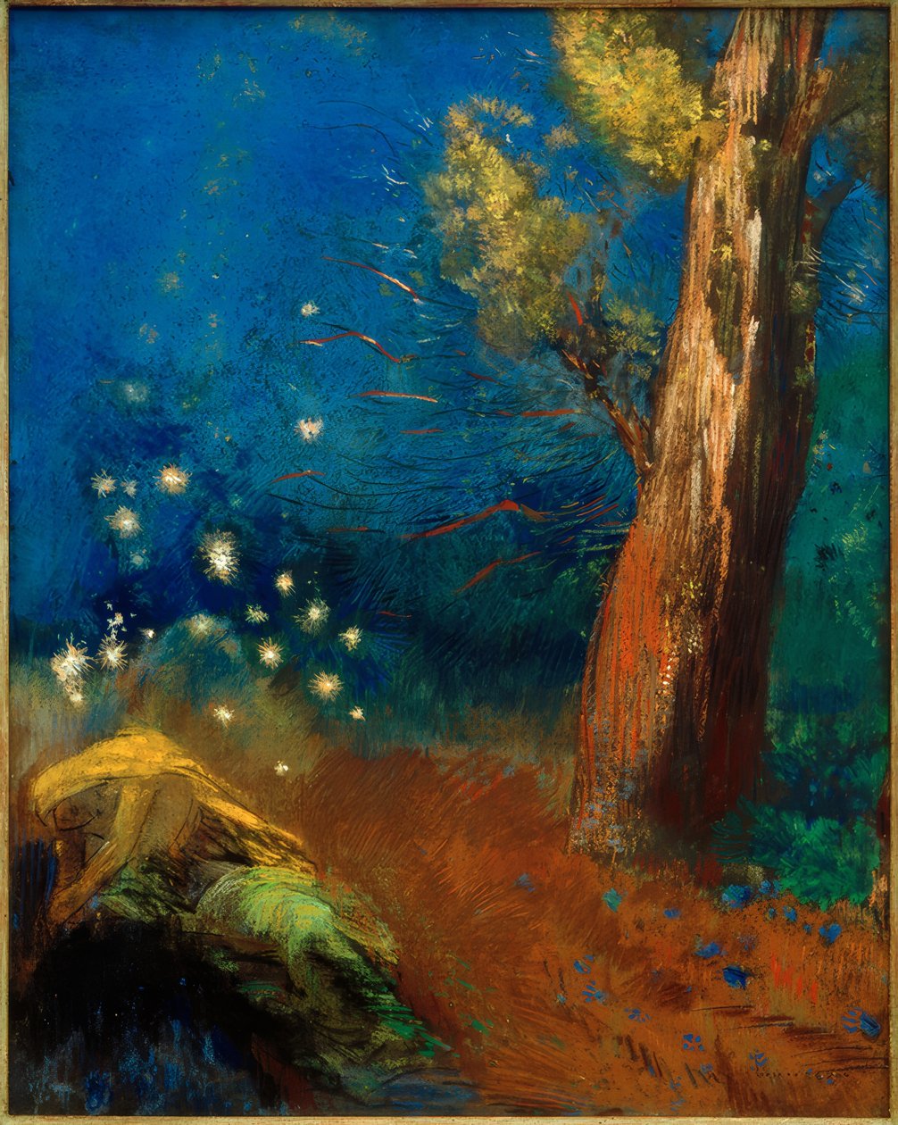 Buddhas död av Odilon Redon