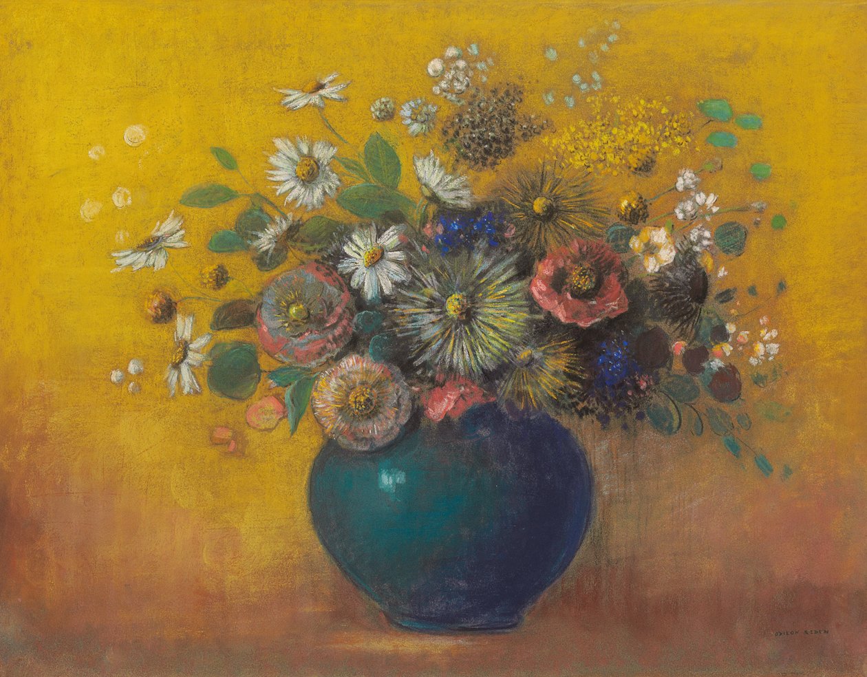 Blombukett av Odilon Redon