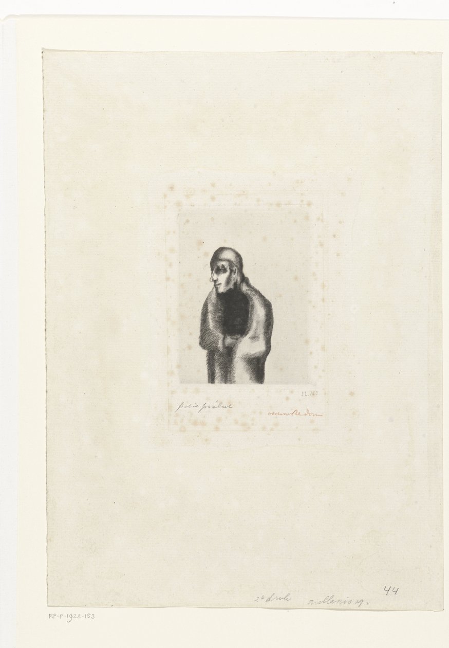 Kleine prelaat Little Prelate (titel på objekt) av Odilon Redon