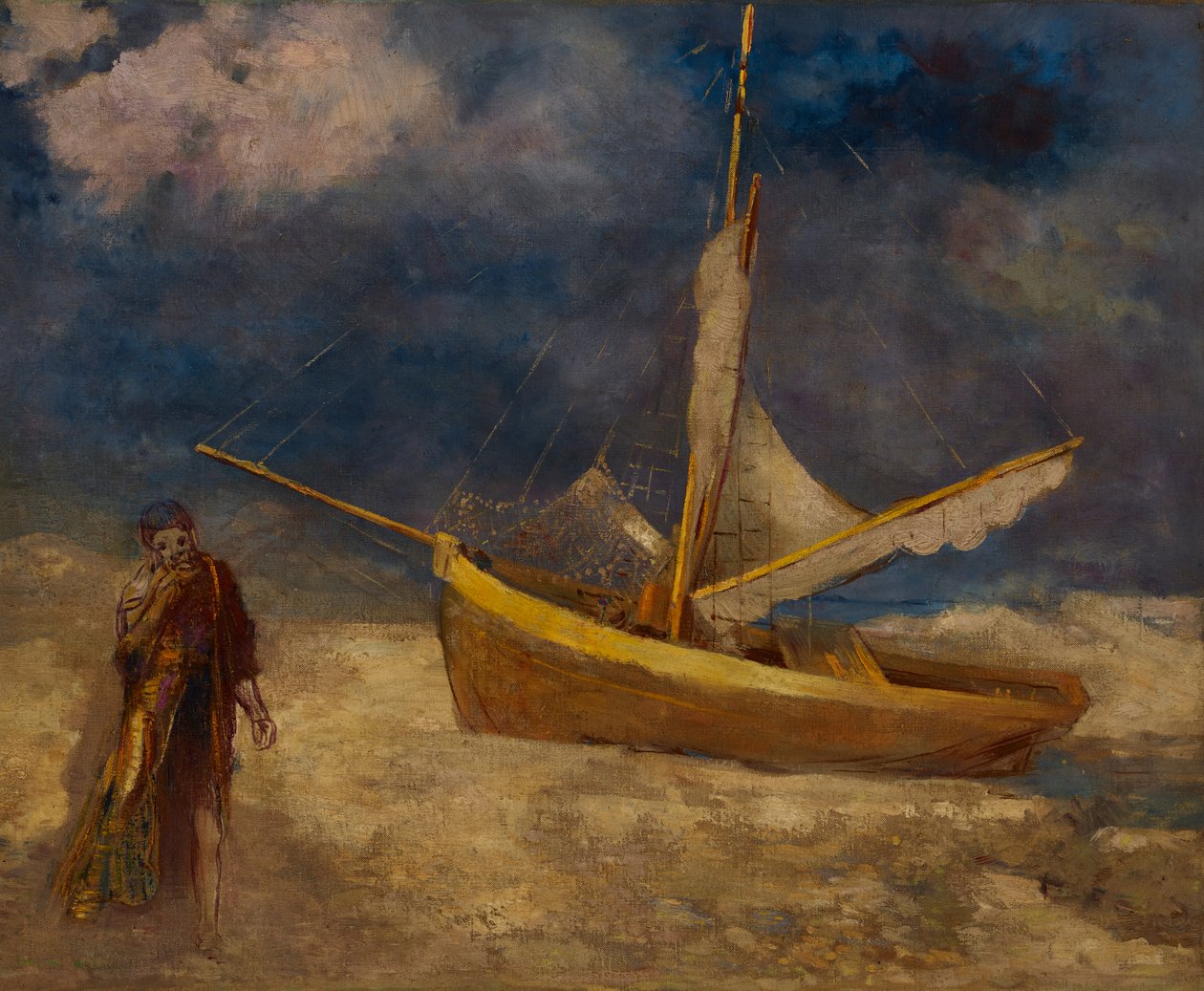 Den galna fiskaren av Odilon Redon