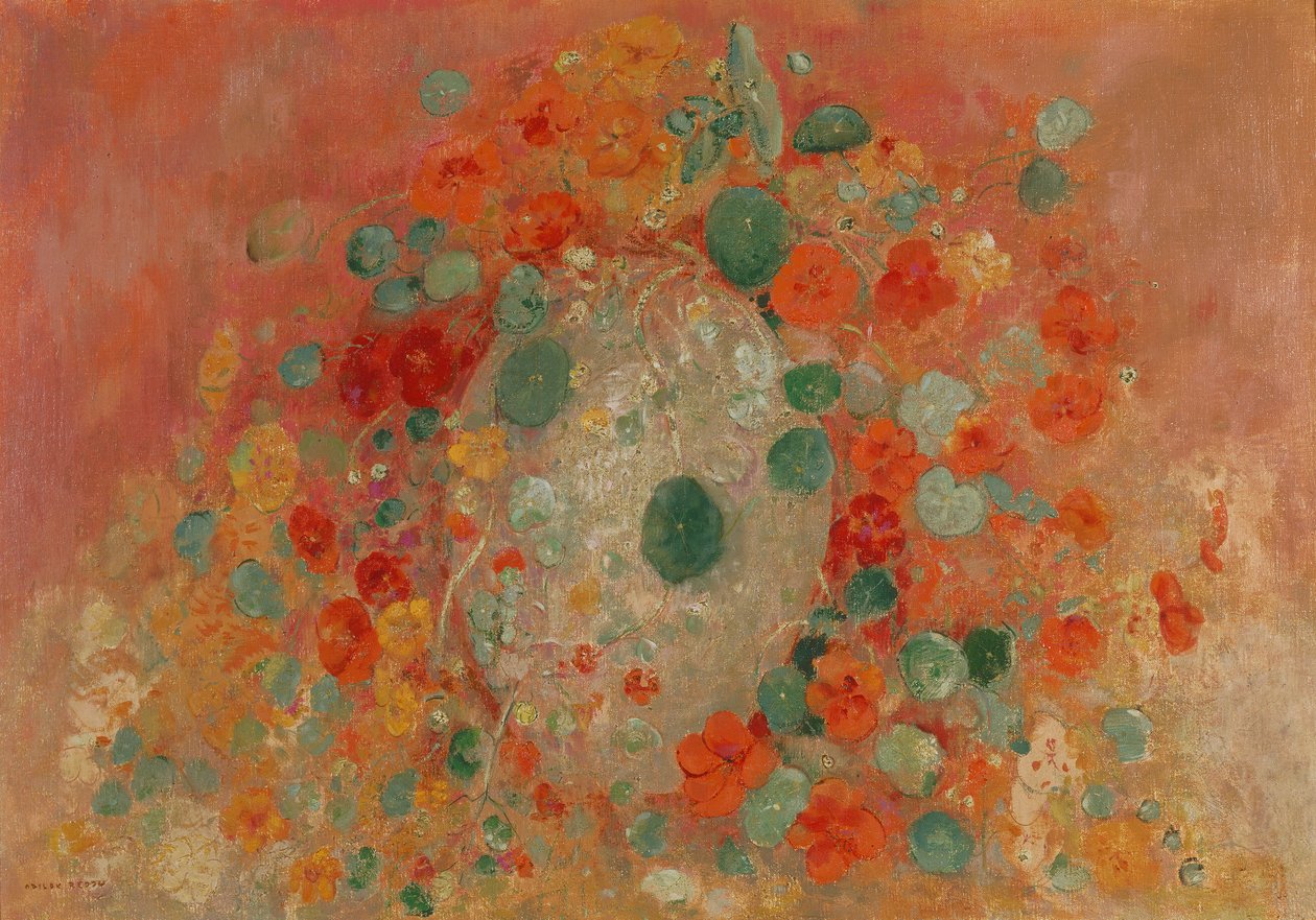 Nasturtiums av Odilon Redon