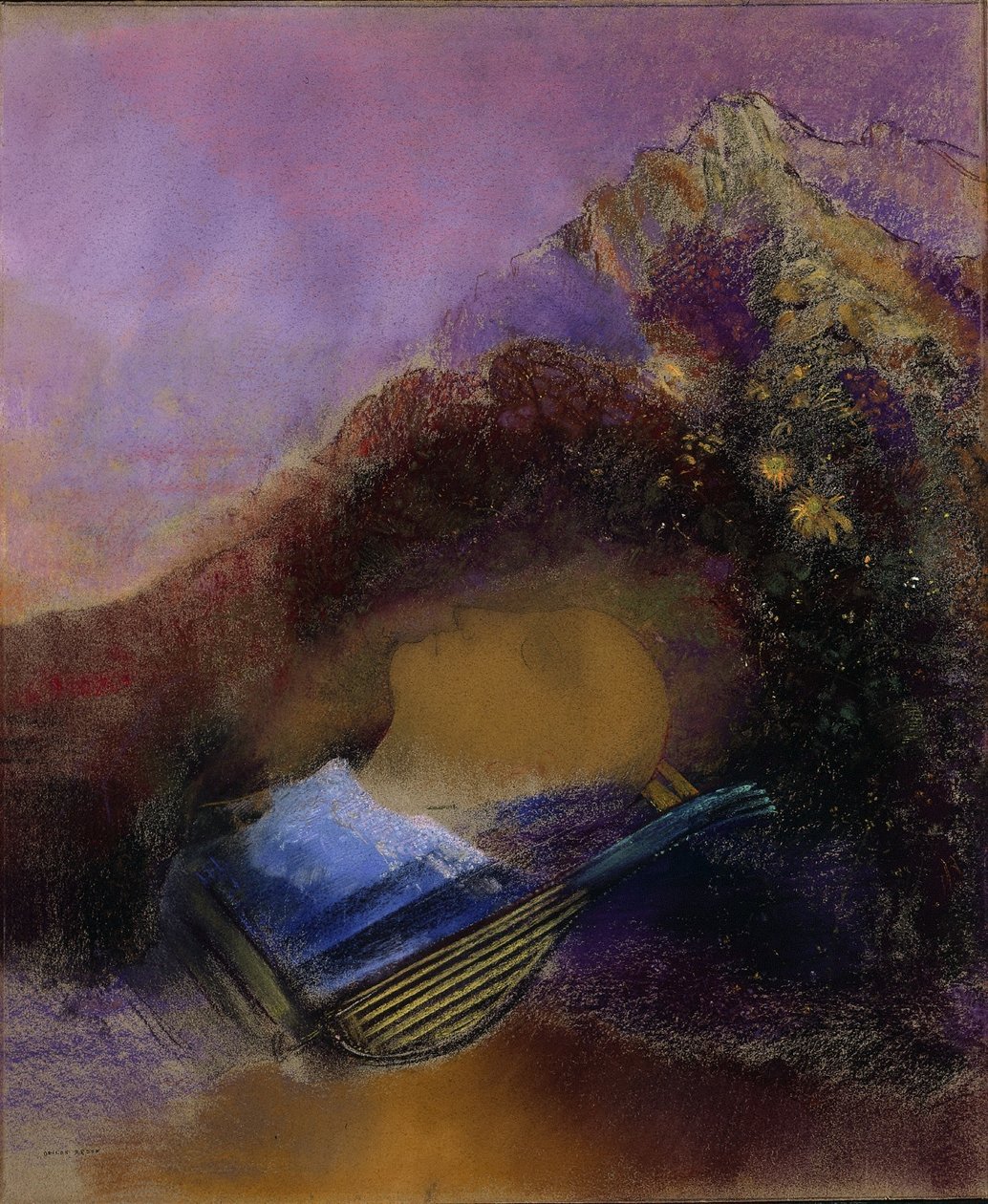 Orfeus, ca 1903-1910. av Odilon Redon