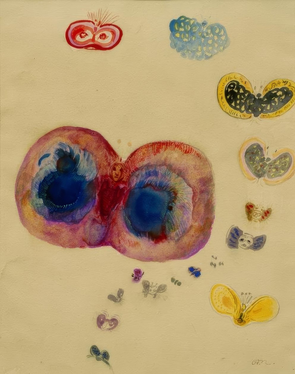 Fjärilar av Odilon Redon