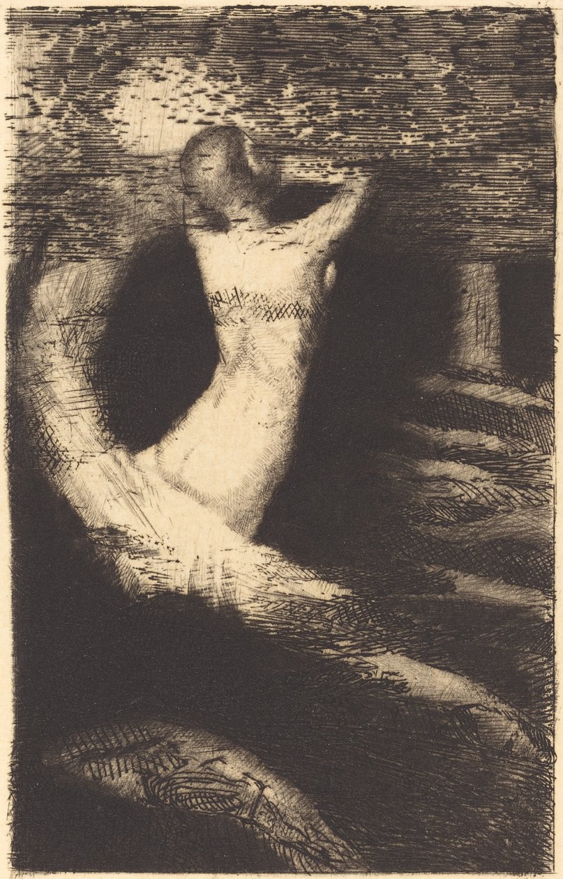 Passage av en Ande av Odilon Redon