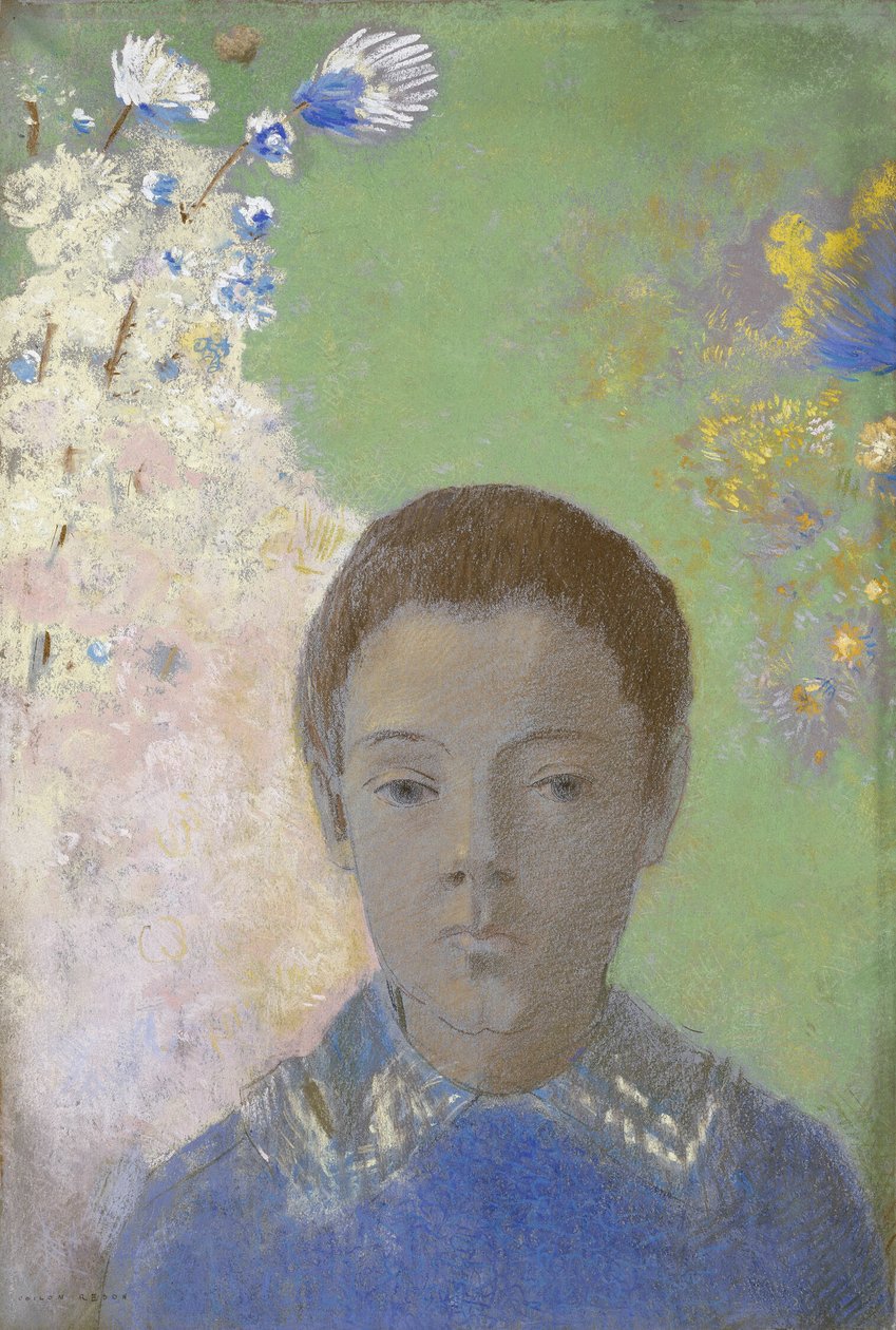 Porträtt av Ari Redon av Odilon Redon